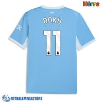 Fotballdrakt Herre Manchester City Jeremy Doku #11 Hjemmedrakt 2026-27 Kortermet